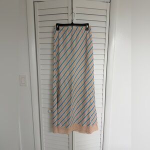 VRG GRL Linen maxi Skirt